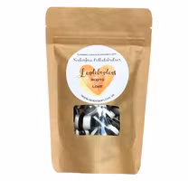 Lendelundens Old-fashioned hard candies: Sugar-free peppermint-licorice twists - 130 grams