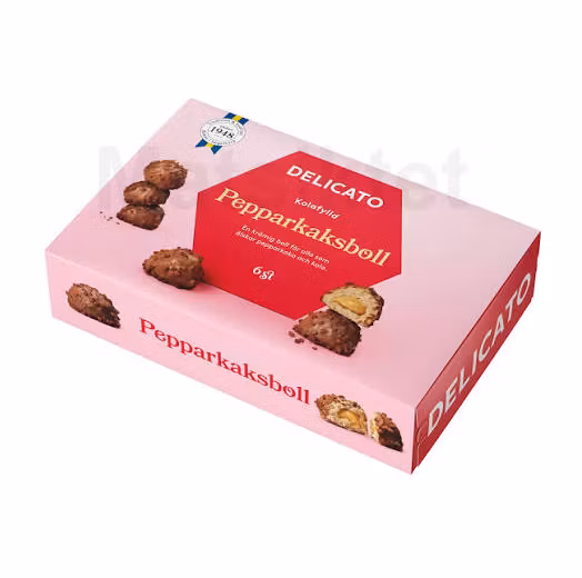 Delicato Ginger Bread Balls - 6 pcs