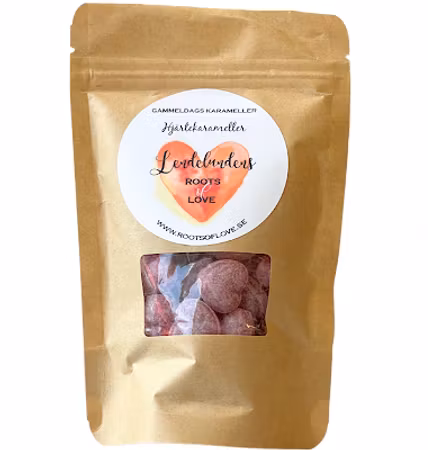 Lendelundens Heart-shaped Herbal Lozenges - 130 grams