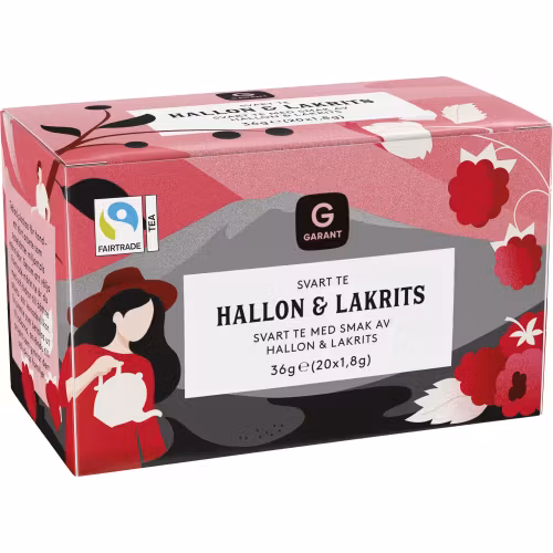 Garant Raspberry & Licorice Black Tea - 20 bags