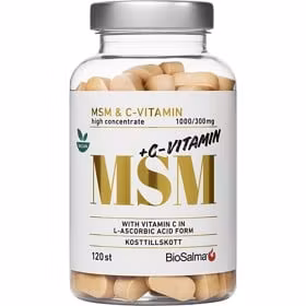 BioSalma MSM + Vitamine C - 120 comprimés