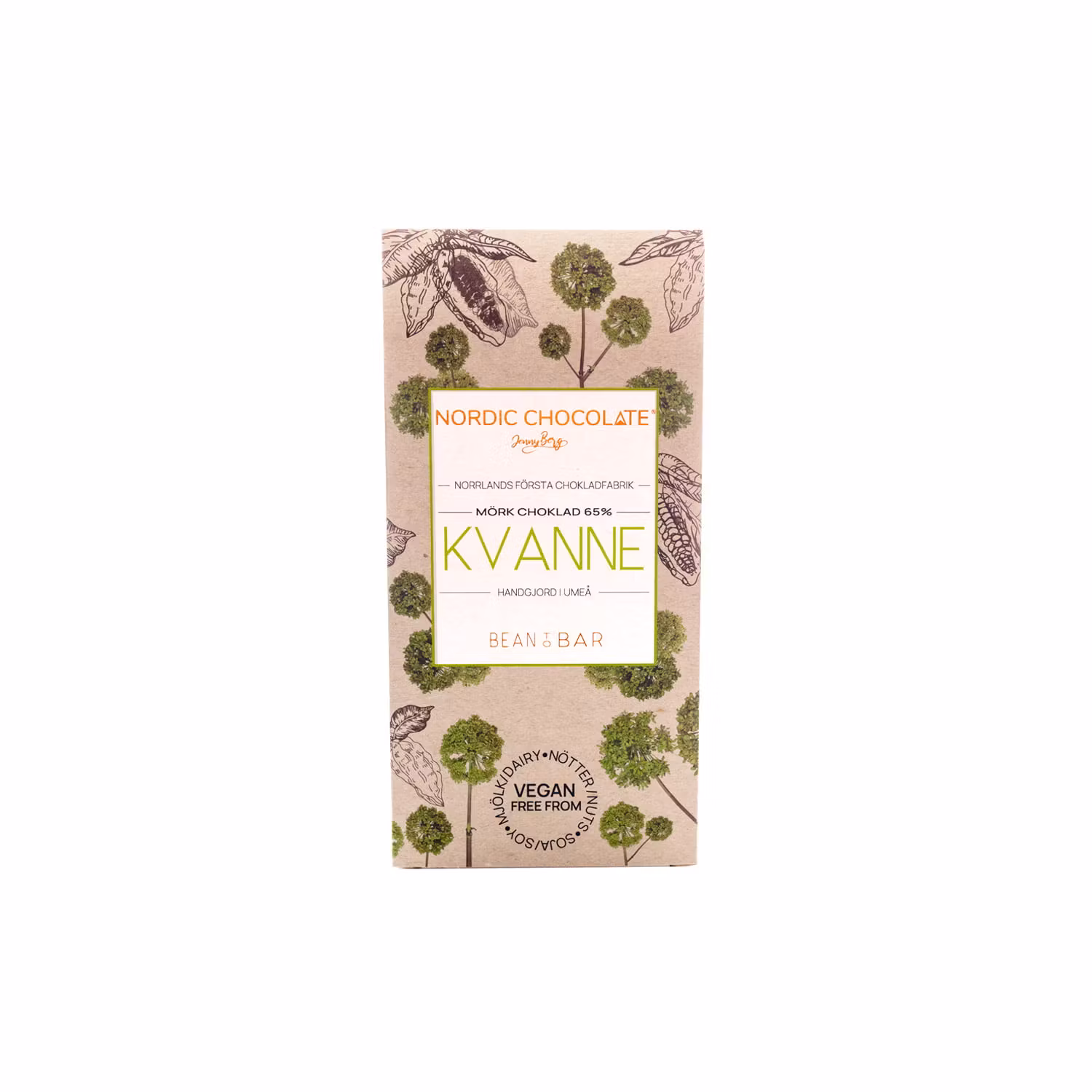 Nordic Chocolate Cioccolato all'avena, liquirizia, 38% - 90 grammi