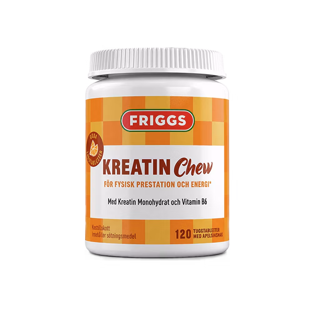Friggs Compresse masticabili di creatina all'arancia - 120 pezzi