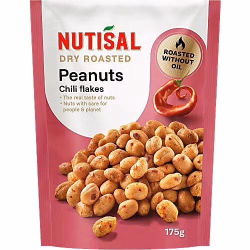 Nutisal Erdnuss-Chiliflocken - 175 Gramm