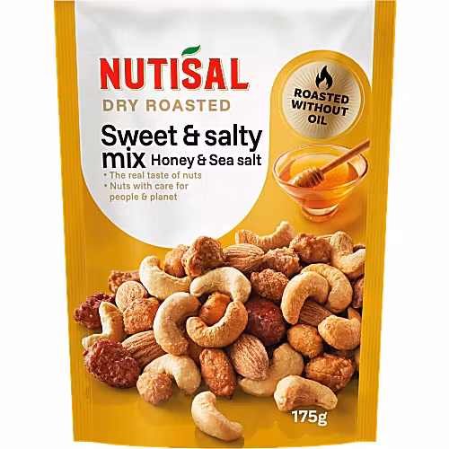 Nutisal makea ja suolainen sekoitus, kuivapaahdettu - 175 grammaa