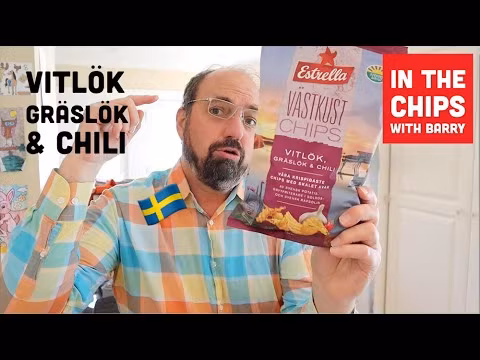 Estrella West Coast -sipsit, valkosipuli, ruohosipuli ja chili - 180 grammaa