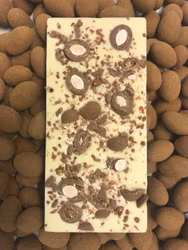 Sjokoladeplate Hvit sjokolade m kanelmanel & cappuccinodryss