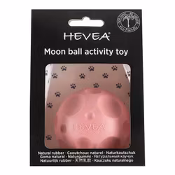 Aktiveringsleksak för hund i naturgummi Moon ball - Rosa