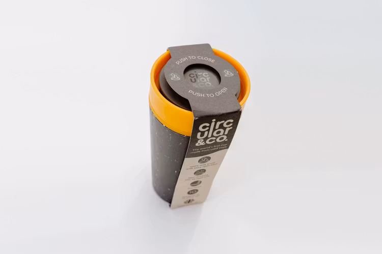 Resemugg Circular&Co 8oz Black & Electric Mustard