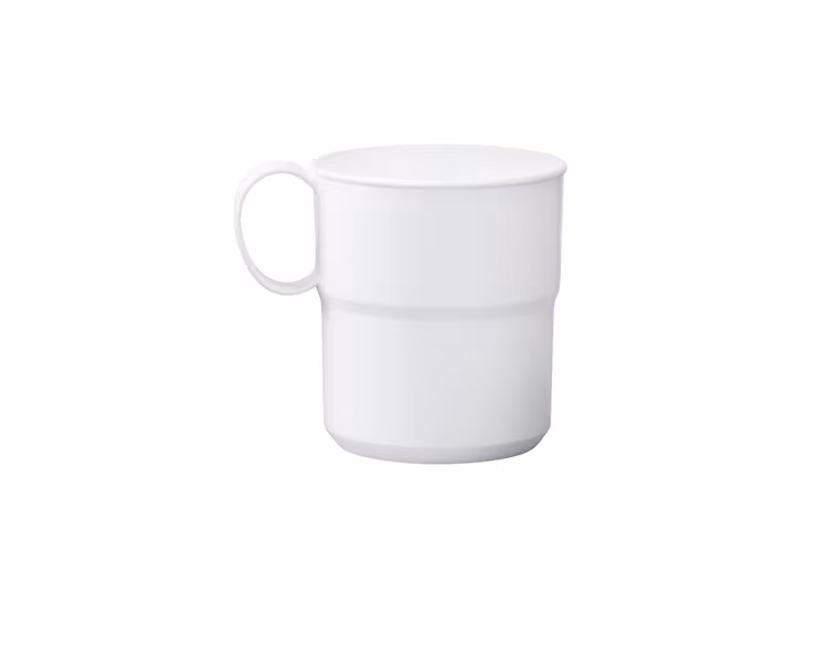 Vit mugg 3dl