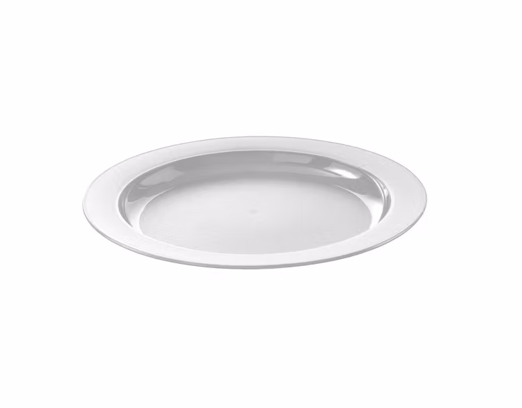 tallrik i bioplast 25cm vit