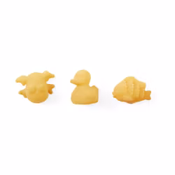 Hevea presentset  med tre badleksaker i naturgummi - Pond Trio