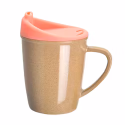 Barnmugg med lock i silikon
