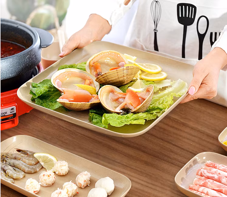 Set med serveringsfat i Japansk stil