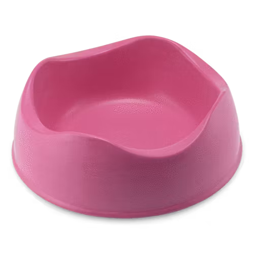 Beco hundmatskål i växtfibrer - rosa