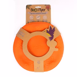 Beco Hundfrisbee i naturgummi - orange