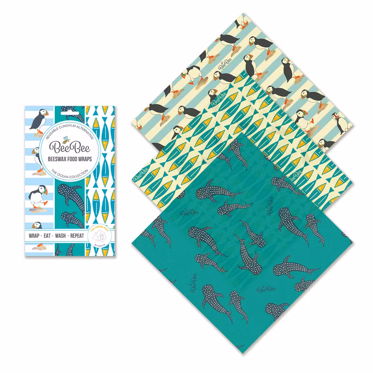 BeeBee bivaxduk - The Cheese Pack - Ocean - 3-pack