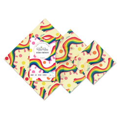 Rainbows Bivaxdukar, 3-pack