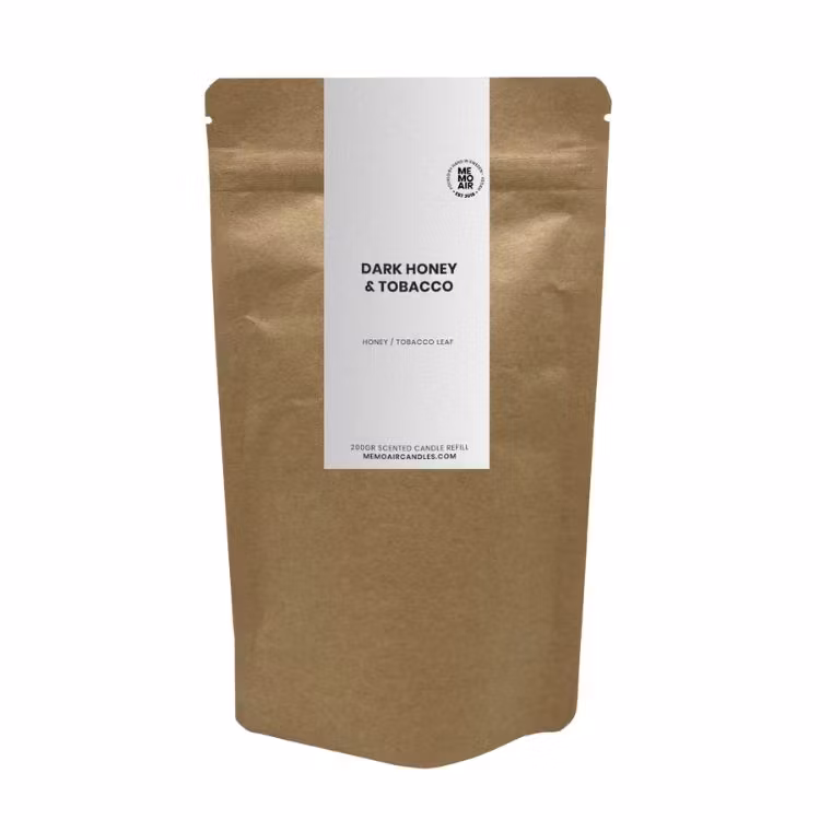 Dark Honey & Tobacco - refill till doftljus Memoair