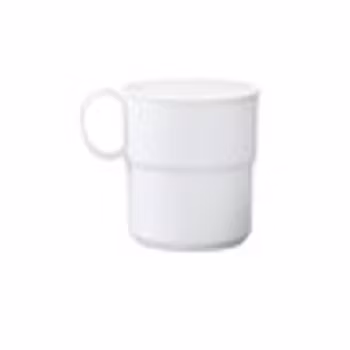 Mugg i bioplast - stapelbar - flerpack