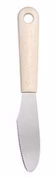 Smörkniv med handtag i bioplast