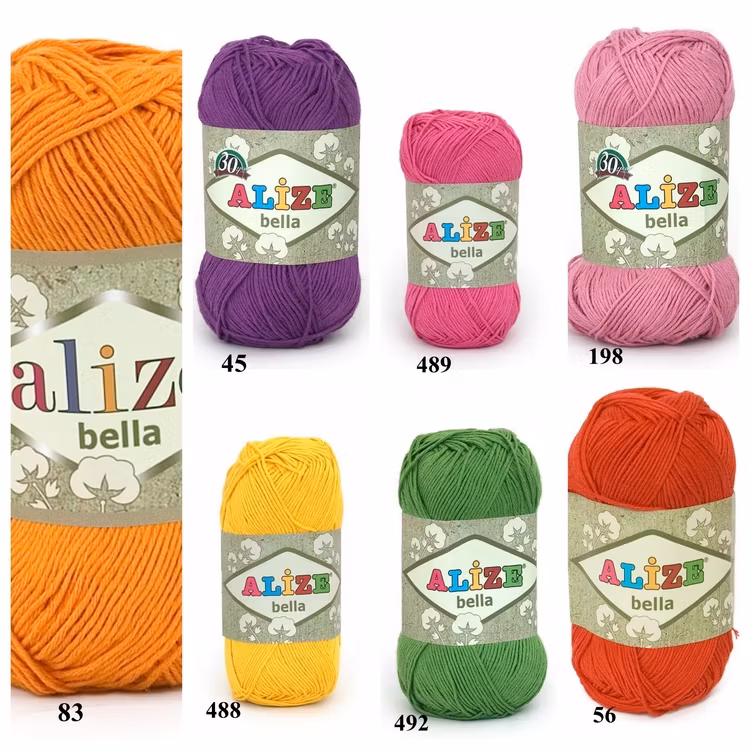 bomullsgarn bella alize