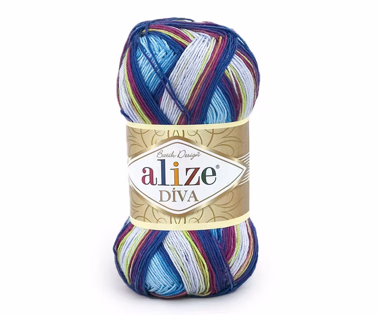 Diva Batik Alize 100g virkgarn