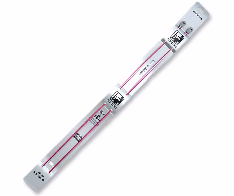 Stickor av alu 40 cm längd Mondial 2,50-6,50 mm