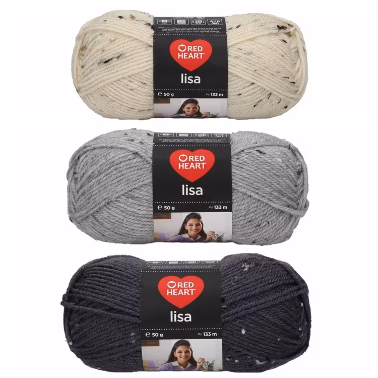 Lisa Red Heart 50g melerad
