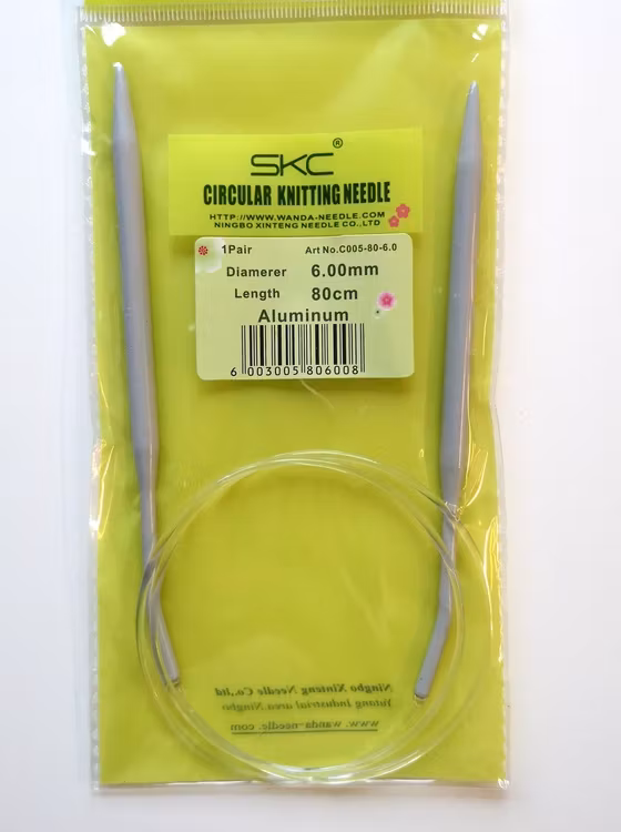 Rundstickor Alu 80 cm SKC 4,50-7,00 mm