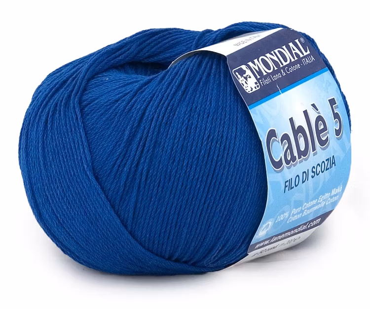 Cable 5 Mondial merceriserat bomullsgarn