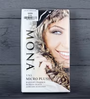 Mikro Plush Mona varm strumpbyxa svart 200 den 5/XL (48-50)