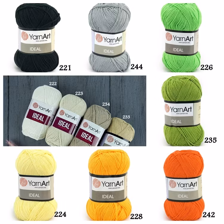 Ideal bomull YarnArt garn