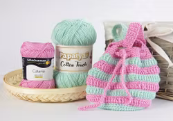 Cotton Touch Papatya 100g bomull