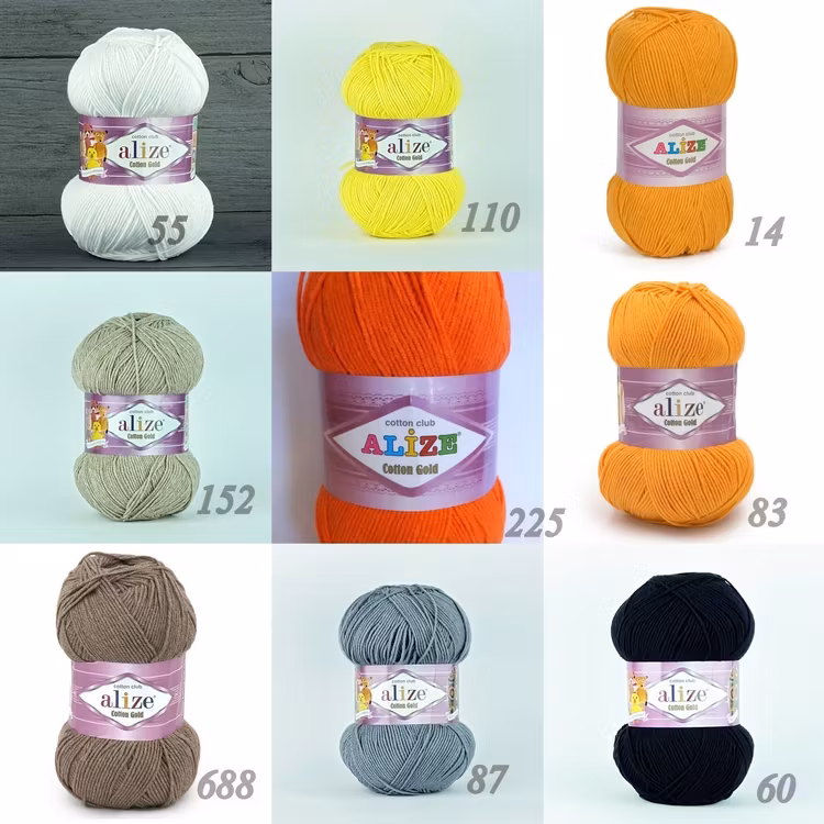 Cotton Gold Alize 100g