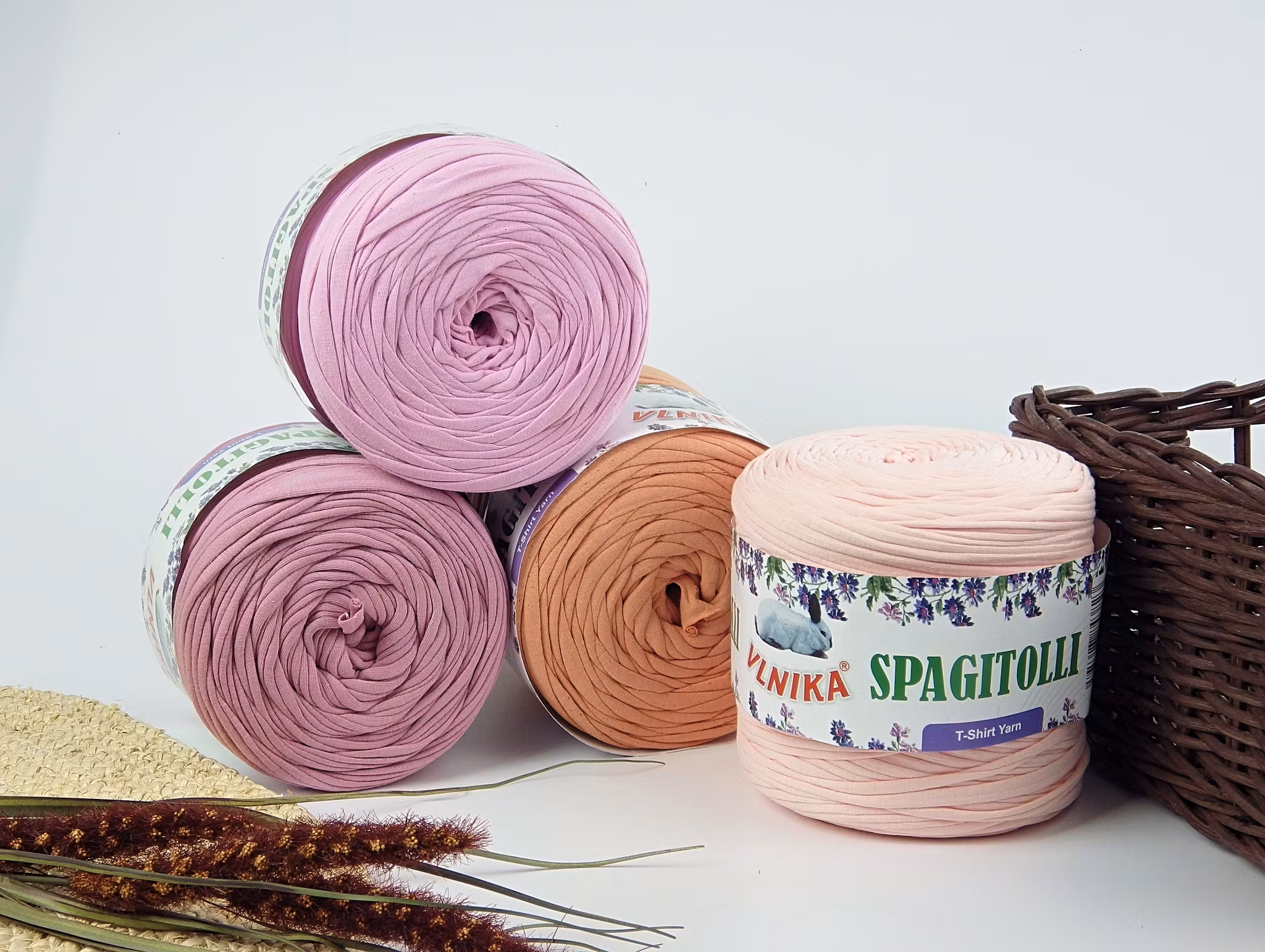 Spagitolli T-Shirt Yarn spagetti garn bomull