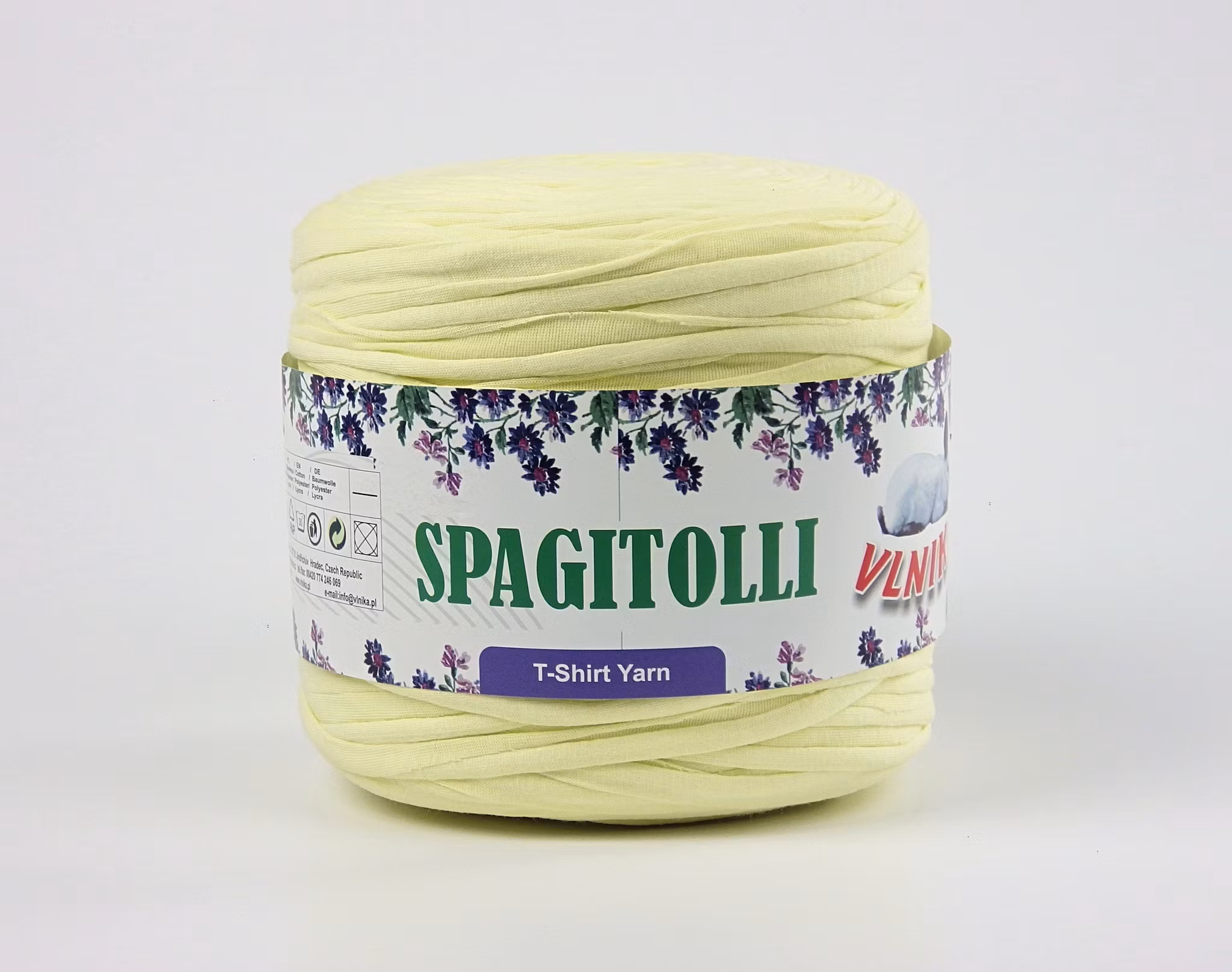 Spagitolli T-Shirt Yarn spagetti garn bomull
