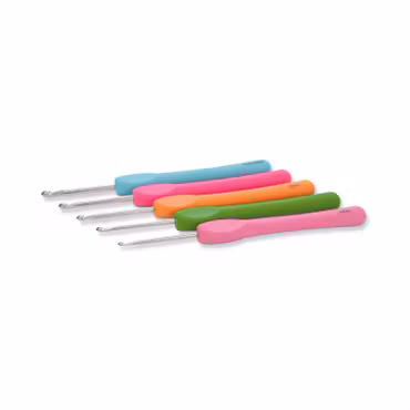 Ergonomiska Virknålar 5 st Set Pony Easy Grip 2,00-4,00 mm