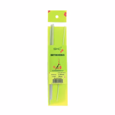Strumpstickor 20 cm längd Aluminium SKC