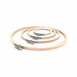 Broderiram av bambu rund SKC 4-pack