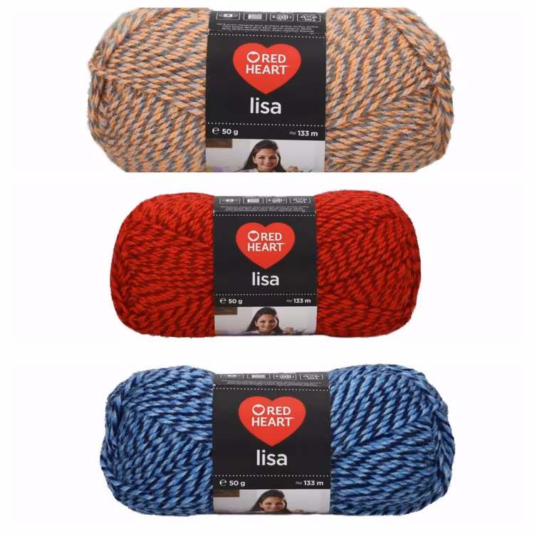 Lisa Red Heart 50g melerad