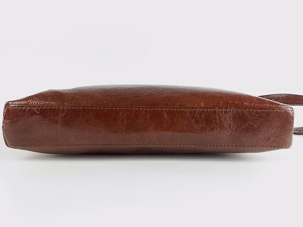 Liten handväska i skinn Milskor Brun
