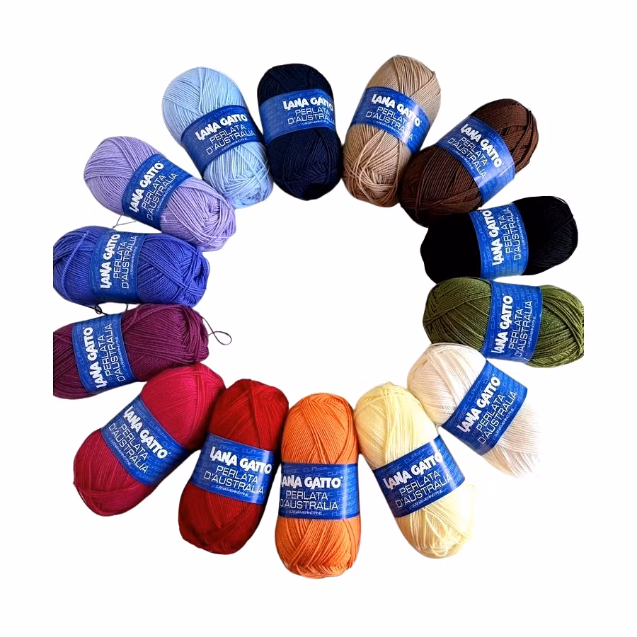 Perlata d'Australia Lana Gatto Merino