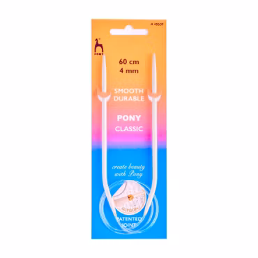 Rundstickor 60 cm Aluminium Pony