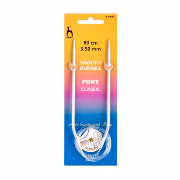 Rundstickor 80 cm Aluminium Pony 2,0-7,0mm