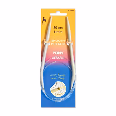 Rundstickor 80 cm Aluminium Pony 2,0-7,0mm