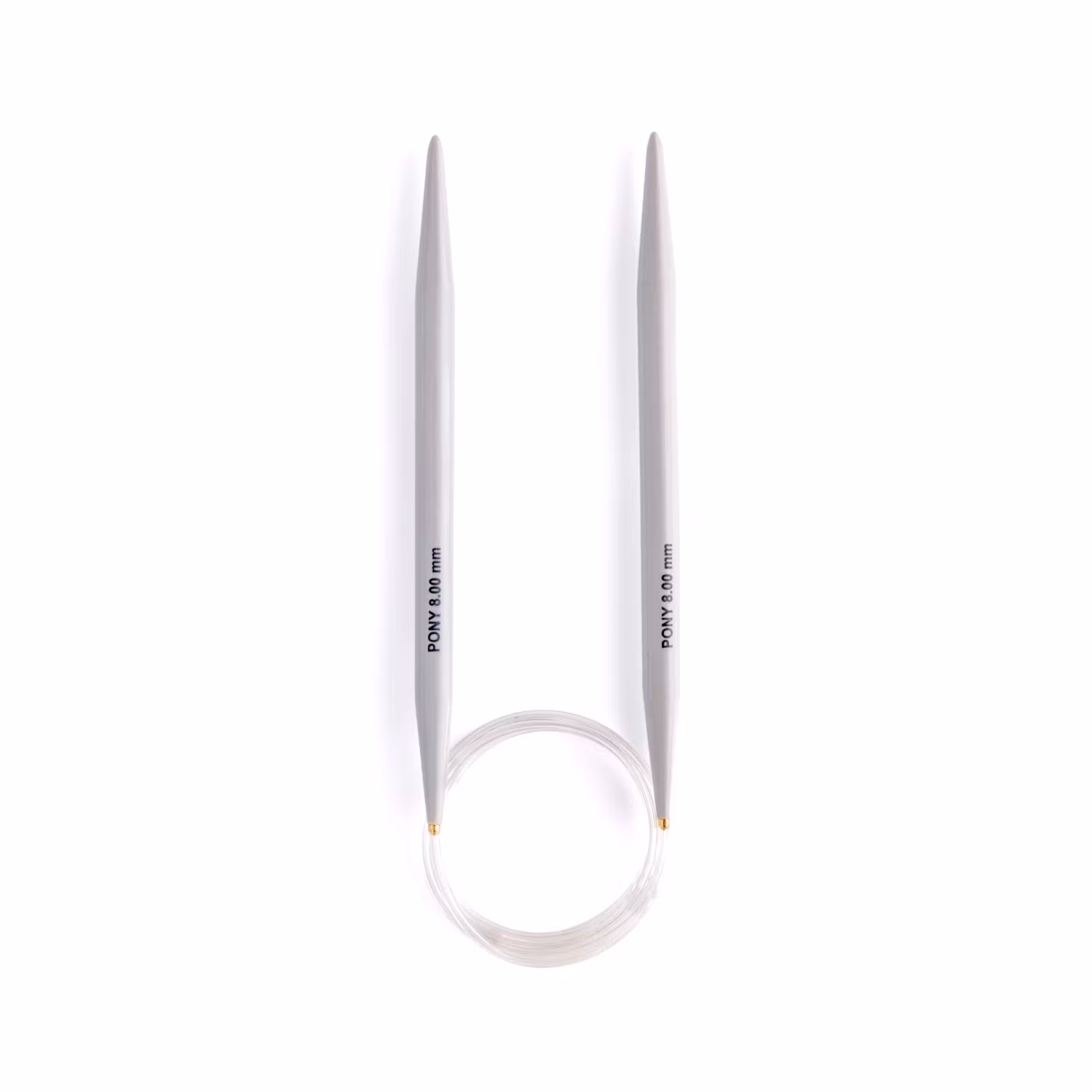 Rundstickor 80 cm Plast Pony 8,00-10,00mm