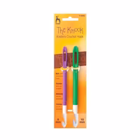 Knooking virknål 2pack av Plast Pony 8/10 mm