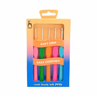 Ergonomiska Virknålar 5 st Set Pony Easy Grip 2,00-4,00 mm