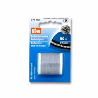 Reflextråd för stickning 50 m Prym 0,5mm